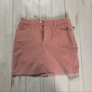 NWOT Pink Fashion Nova Jean Skirt w Pockets